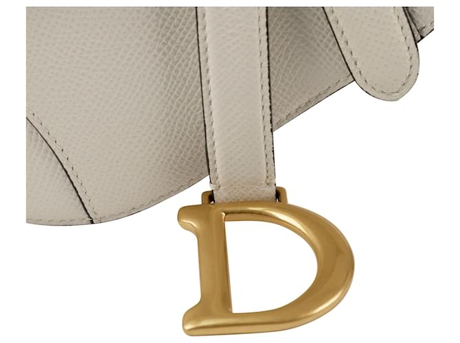 Dior Mini Saddle Schultertasche Weiß - Ansicht 2