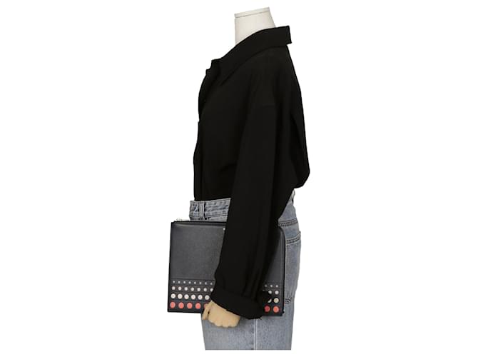 Mulberry Clutch a pois Blu - vista 10