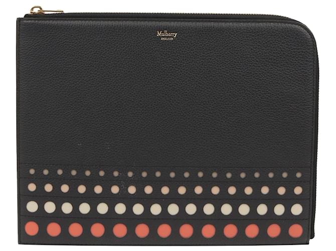 Mulberry Clutch a pois Blu - vista 2