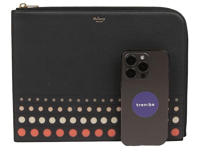 Mulberry Clutch a pois Blu - vista 9