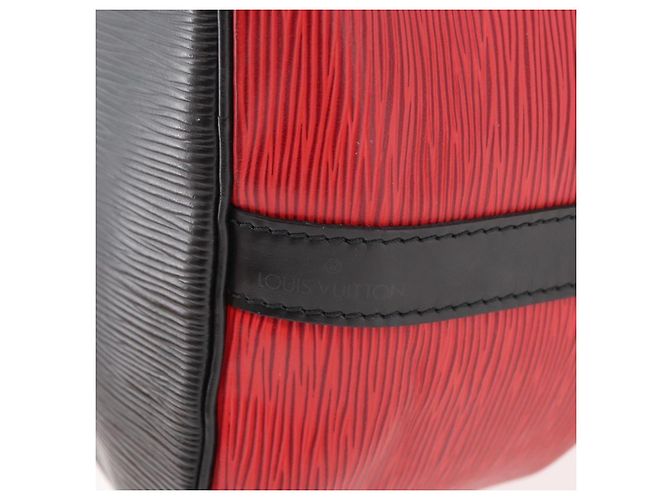 Louis Vuitton Bicolor Petit Noe Epi Leather Rosso - vista 7