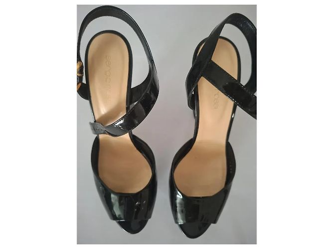 Sergio Rossi Sandalen Schwarz - Ansicht 3
