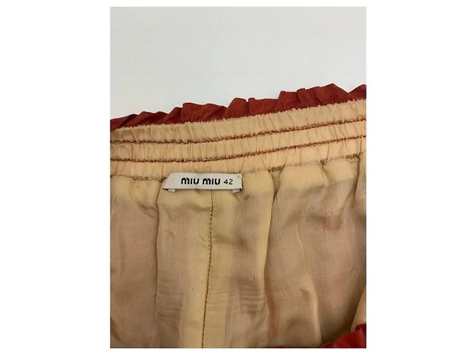 Miu Miu Shorts Bordò - vista 3
