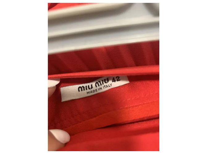 Miu Miu Gonne Rosso - vista 4