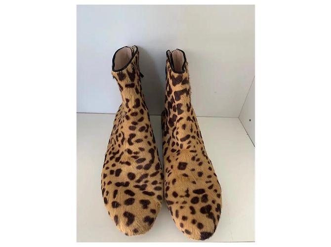 Miu Miu Stivali Stampa leopardo - vista 2