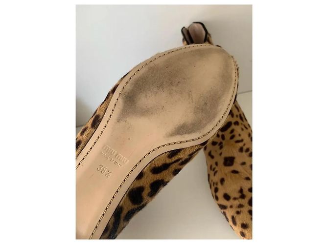 Miu Miu Stivali Stampa leopardo - vista 5