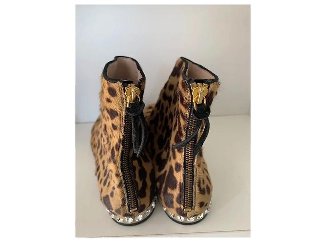 Miu Miu Stivali Stampa leopardo - vista 7
