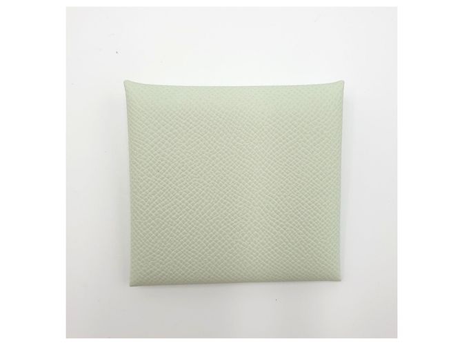 Hermès Coincase Bastia verso, vert fizz/vert yucca, Epsom Verde Verde oliva Verde chiaro Verde scuro - vista 2
