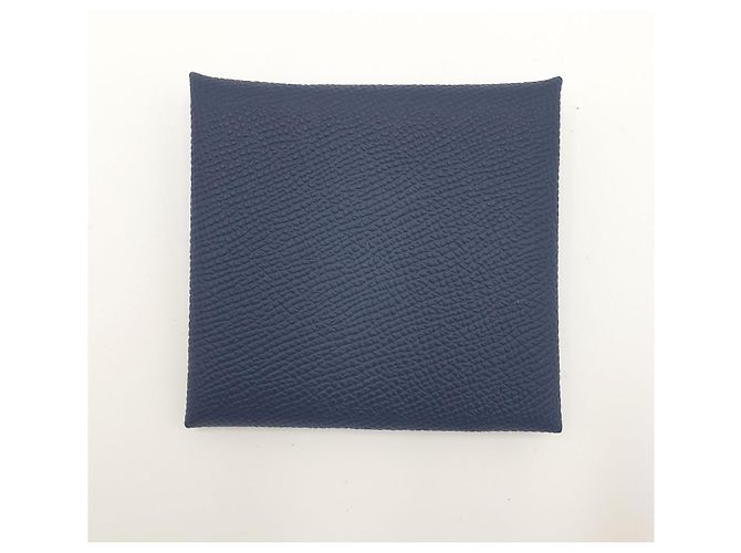 Hermès Coincase Bastia, Bleu abysse, Epsom Blu navy Blu scuro - vista 2