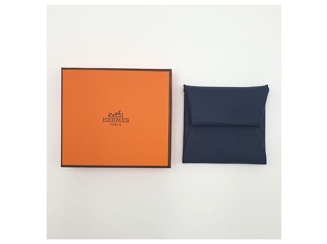 Hermès Coincase Bastia, Bleu abysse, Epsom Blu navy Blu scuro - vista 4