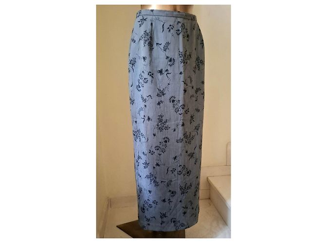 Autre Marque Falda larga Yessica Gris - vista 4