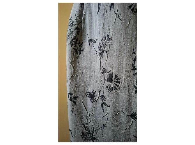 Autre Marque Falda larga Yessica Gris - vista 5