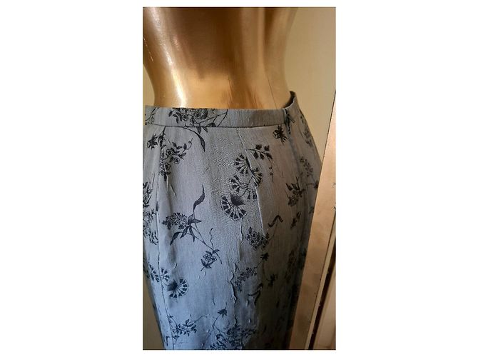Autre Marque Falda larga Yessica Gris - vista 9