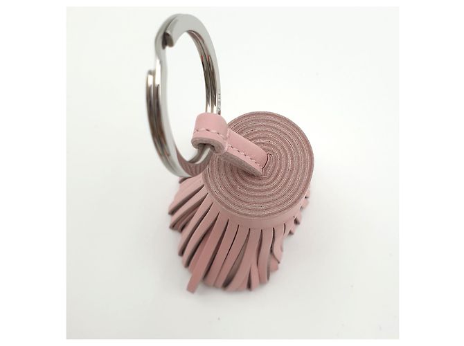 Hermès Schlüsselanhänger Carmen, Rose Sakura, Milo Lammfell Pink - Ansicht 4