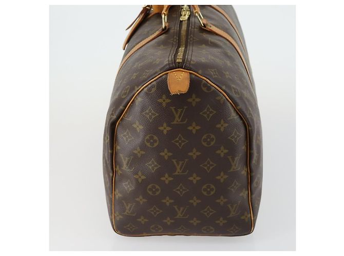 Louis Vuitton Keepall Monogram Canvas 50 Castaño - vista 3