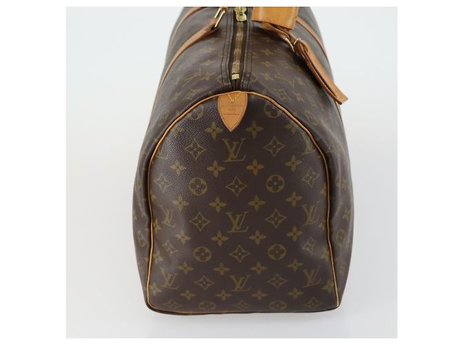 Louis Vuitton Keepall Monogram Canvas 50 Castaño - vista 4