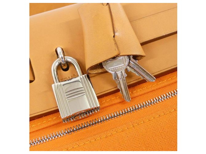 Hermès Borsa Hermes Herbag Zip PM Arancione - vista 5