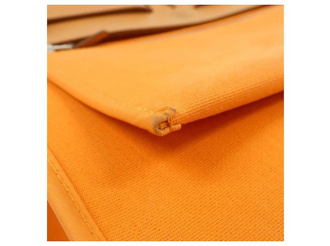 Hermès Borsa Hermes Herbag Zip PM Arancione - vista 8