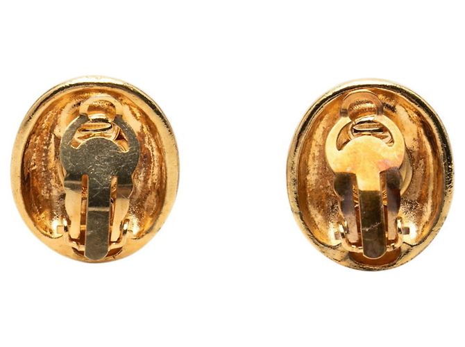 Orecchini a clip ovali Mademoiselle Chanel D'oro - vista 2