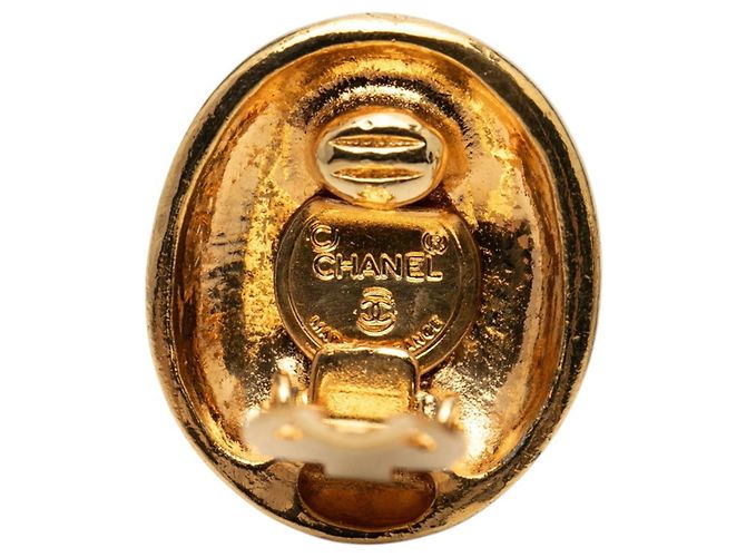 Orecchini a clip ovali Mademoiselle Chanel D'oro - vista 3