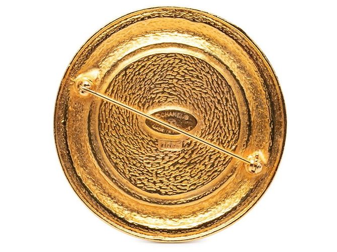 Spilla Chanel 31 RUE CAMBON Cambon Vintage placcata oro D'oro - vista 2