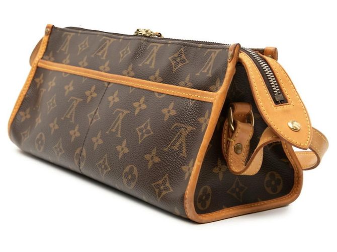 Borsa a tracolla lunga Louis Vuitton Monogram Popincourt Marrone - vista 2
