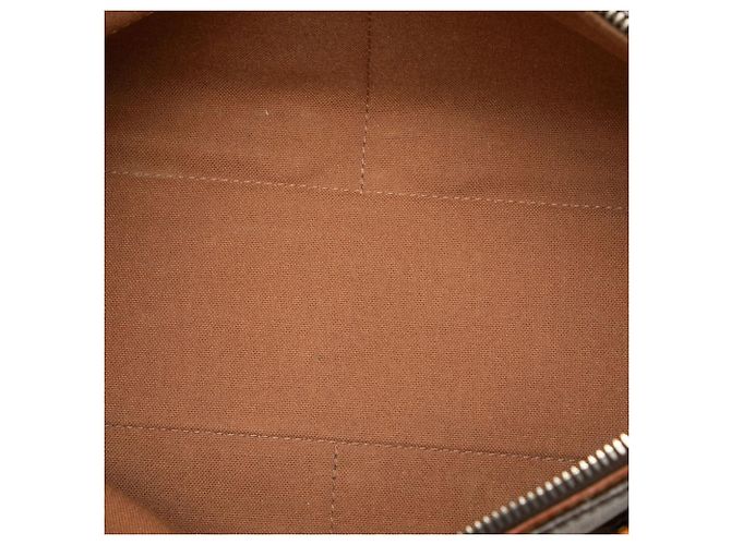Borsa a tracolla lunga Louis Vuitton Monogram Popincourt Marrone - vista 4