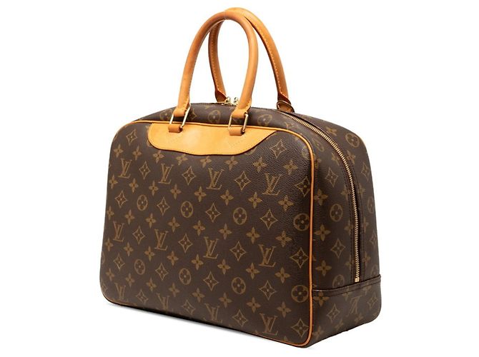 Borsa Louis Vuitton Monogram Deauville Marrone - vista 2