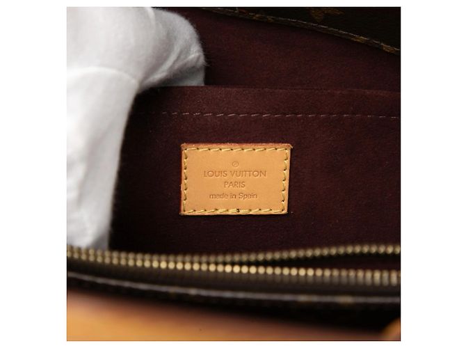 Borsa Louis Vuitton Monogram Montaigne MM Marrone - vista 5