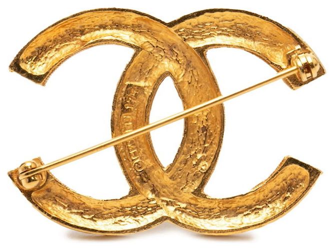 Timeless Chanel Coco Mark Brosche Golden - Ansicht 2
