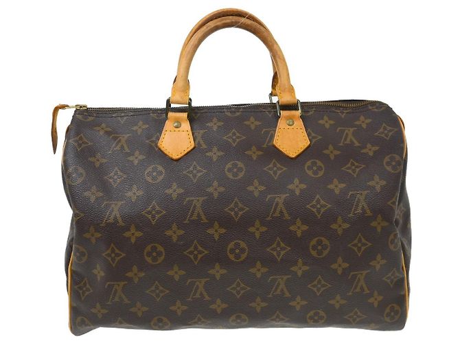Louis Vuitton Speedy Monogram Canvas 35 Marron - vue 2
