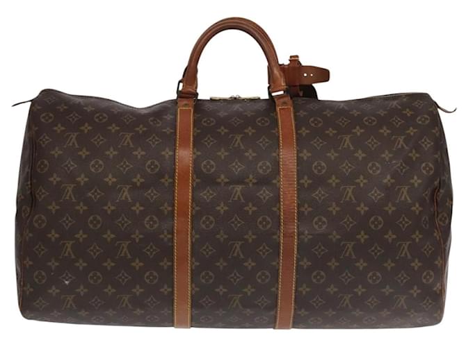 Louis Vuitton Keepall Monogram Canvas 60 Marrone - vista 2