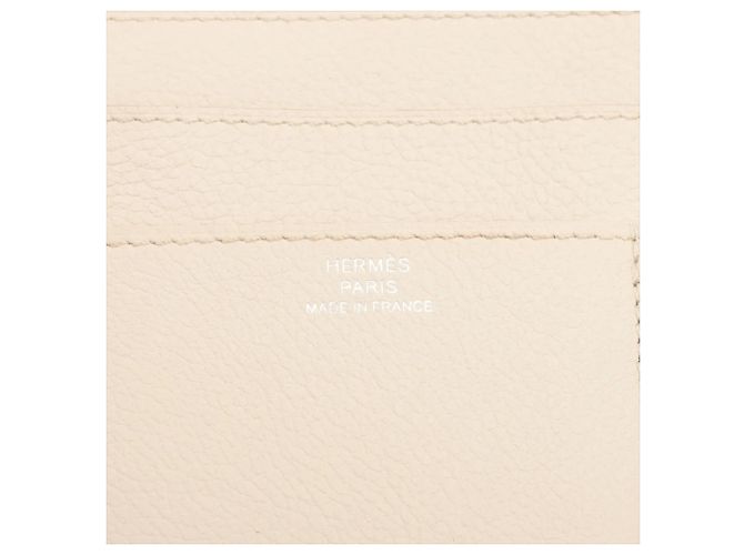 Hermès Hermes Long Wallet in Evercolor Leather Beige - view 6