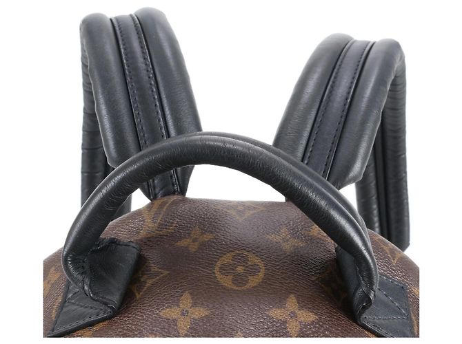 Zaino Louis Vuitton Monogram Palm Springs MM Marrone - vista 2