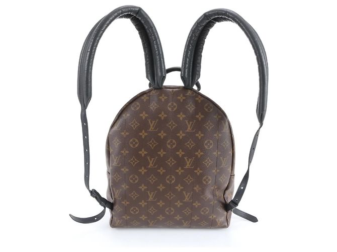 Zaino Louis Vuitton Monogram Palm Springs MM Marrone - vista 3