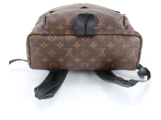 Zaino Louis Vuitton Monogram Palm Springs MM Marrone - vista 5