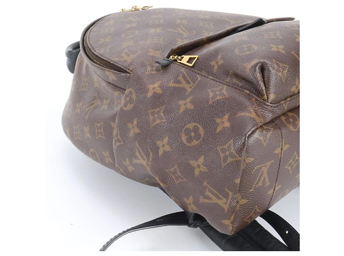 Zaino Louis Vuitton Monogram Palm Springs MM Marrone - vista 6