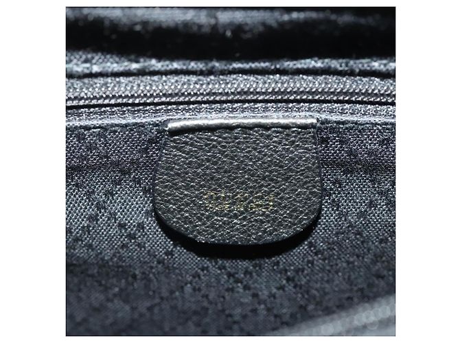 Gucci Vintage Diana Bamboo Top Handle Tote in struzzo Medium Nero - vista 6
