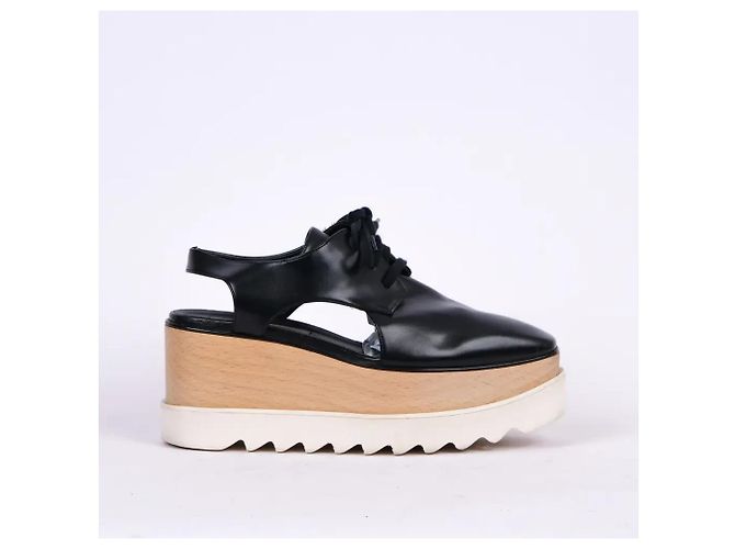 Stella Mc Cartney Zeppe Nero - vista 2