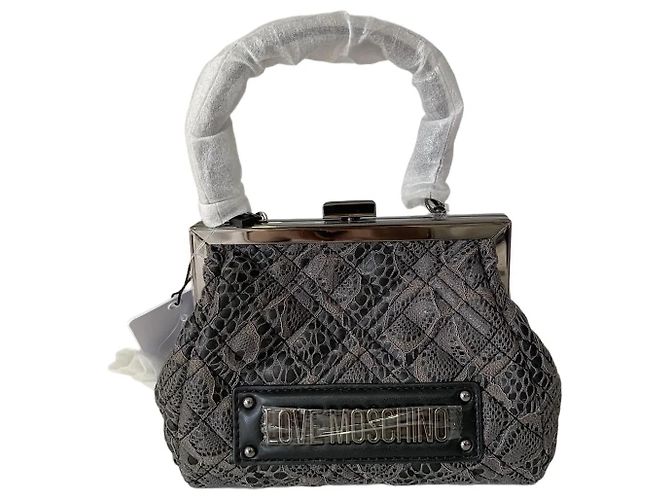 Love Moschino Bolsas Cinza antracite - vista 2