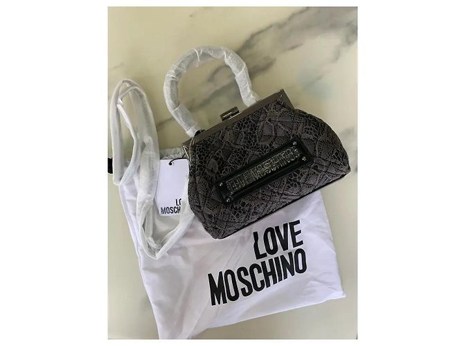 Love Moschino Bolsas Cinza antracite - vista 3