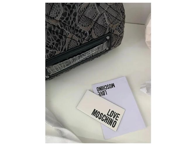 Love Moschino Bolsas Cinza antracite - vista 8