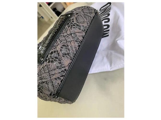Love Moschino Bolsas Cinza antracite - vista 9