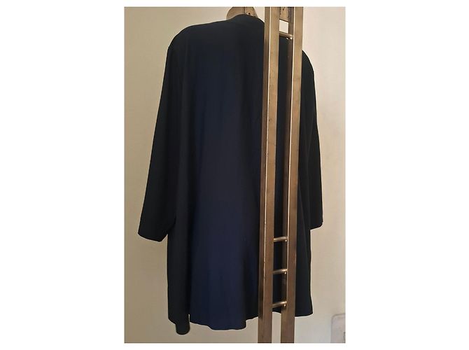 Elena Miró Marineblauer Cardigan mit Spitzenbesatz Dunkelblau - Ansicht 12