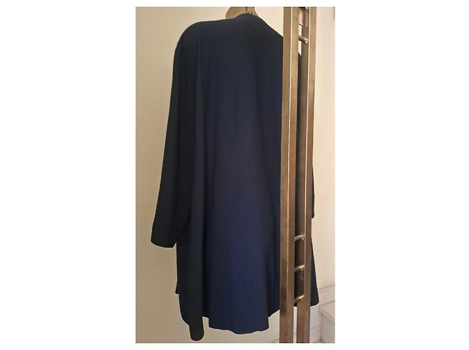 Elena Miró Marineblauer Cardigan mit Spitzenbesatz Dunkelblau - Ansicht 13