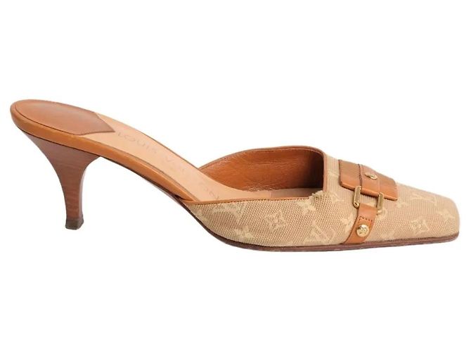 Louis Vuitton Pantoletten Beige - Ansicht 2
