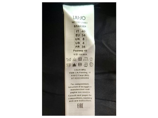 Liu.Jo Slim Fit Jacquard Blazer Liu Jo Gr. 40 Neu Beige Dunkelbraun - Ansicht 14