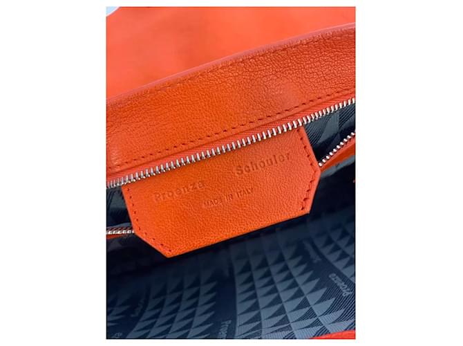 Proenza Schouler Borsa PS1 Tiny Lux. Arancione - vista 11