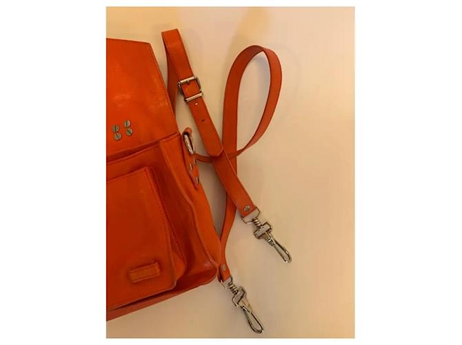 Proenza Schouler Borsa PS1 Tiny Lux. Arancione - vista 7