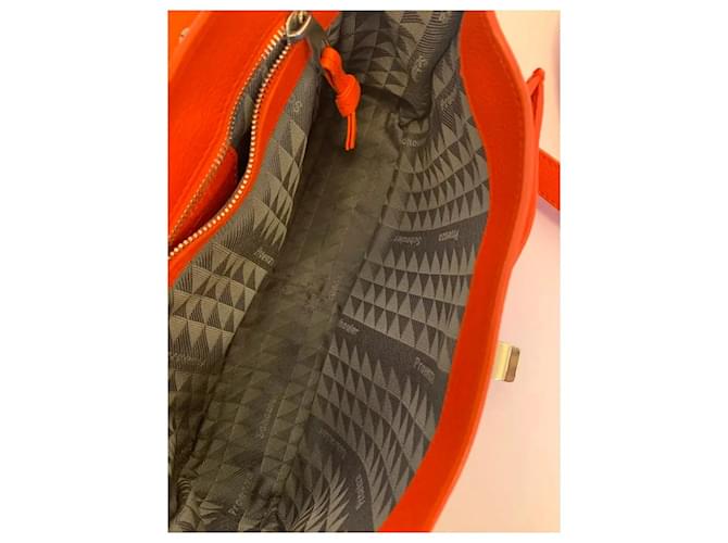 Proenza Schouler Borsa PS1 Tiny Lux. Arancione - vista 9